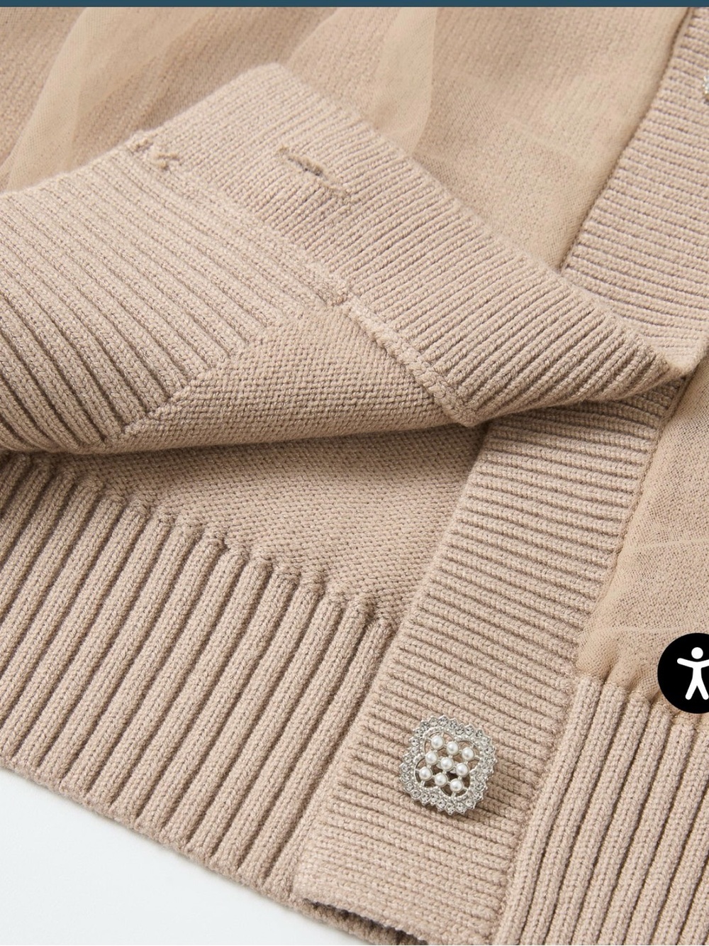 Button-Front Cardigan - Picture 6 of 7